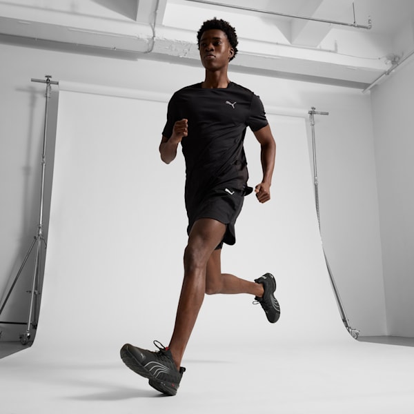 Zapatos para correr para hombre Enzo Wide, PUMA Black-For All Time Red-Stormy Slate, extralarge